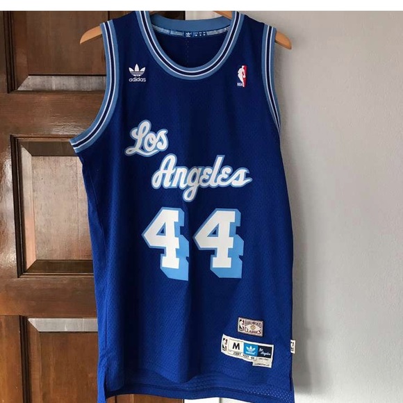 lakers jerry west jersey